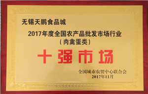 全國行業(yè)（肉禽蛋類）十強市場