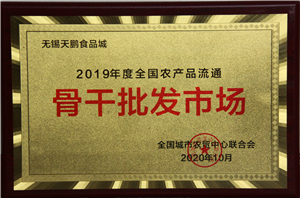 2019年度全國農(nóng)產(chǎn)品流通骨干批發(fā)市場